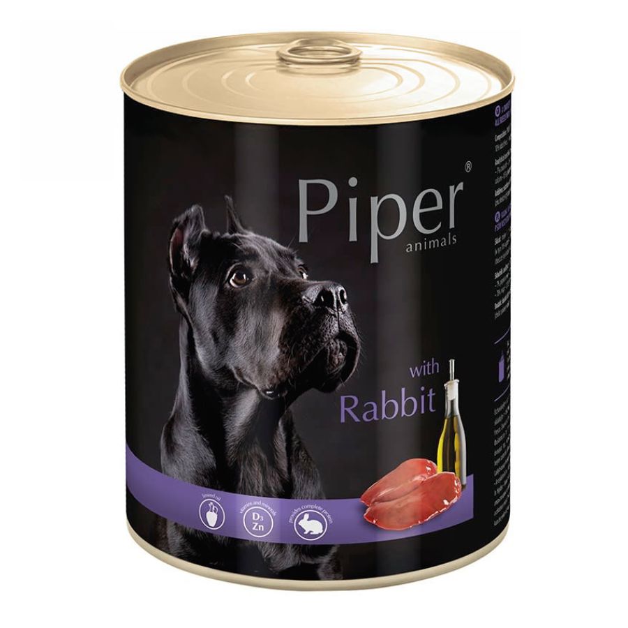Piper dog lata de conejo 800GR, , large image number null